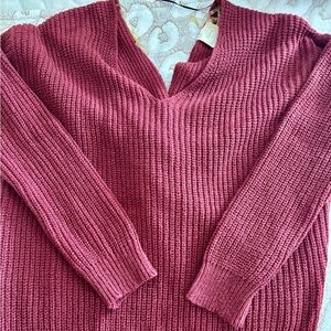 Burgundy Sweater
